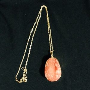 Orange Natural Stone Necklace *NEW*